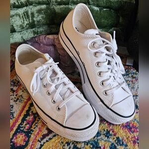 White Low-Top Converse